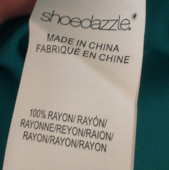 XXL NWT SHOEDAZZLE Aqua Green Faux Wrap Skirt - Picture 3 of 15